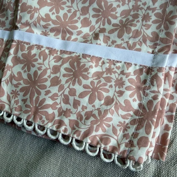 Pottery Barn Kids Julia Berolzheimer Organic “Blooming Floral” FULL Flat Sheet - Picture 4 of 4